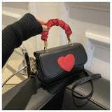 Mini Small Handbags Tide Heart Bags Women's Bag Versatile Single Shoulder Crossb