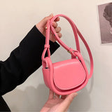 Mini PU Leather Crossbody Bag Women's Handbags Lipstick Shoulder Tote