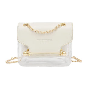 Mini Square Pack Women Chain Shoulder Bag Jelly Messenger Crossbody Bag