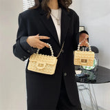 Mini Square Silicone Handbag Chain Messenger Bag Small B305