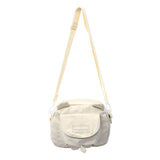 Mini Bear Ears Messenger Bag Small Crossbody Nylon Handbag for Women