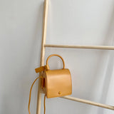 Mini Square Flap Bag High PU Leather Shoulder Bag for Office Ladies