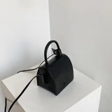 Mini Square Flap Bag High PU Leather Shoulder Bag for Office Ladies