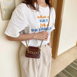 Mini Stone Pattern HandBag Single- Shoulder for Women