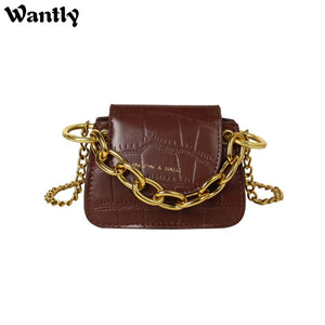 Mini Stone Pattern HandBag Single- Shoulder for Women