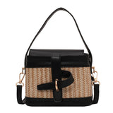 Straw Bucket Bags Summer Crossbody Bags for Women
