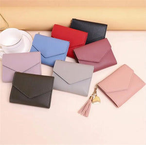 Mini Tassel Wallet Female Students Short Mini Wallets