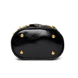 Rivet Motorcycle Mini Tote Bag Crossbody Handbag Chain Shoulder Bag