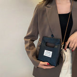 Mini Tote Bag Messenger Crossbody Bag Female Shoulder Bag Small Square