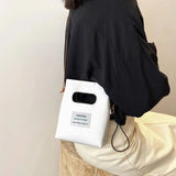 Mini Tote Bag Messenger Crossbody Bag Female Shoulder Bag Small Square