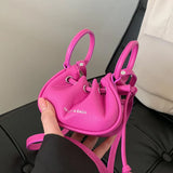 Lychee Pattern Mini Tote Handbag for Women Candy Purses and Handbag Bags
