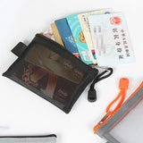 Mini Mesh Card Bag Credit ID Organizer Coin Purse Lipstick Storage