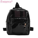 Mini Transparent Women Backpack PVC Girls School Bag Student Bookbags Clear