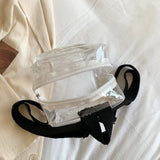 Mini Transparent Women Backpack PVC Girls School Bags Casual Travel Bagpack