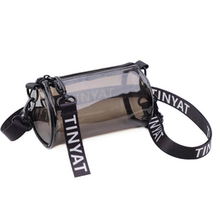 Mini Transparent Women Shoulder Bags Waterproof PVC Clear Messenger Bags