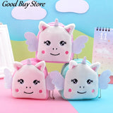 Mini Unicorn Coin Purse Soft Plush Small Handbag Coin Bags Women Girls