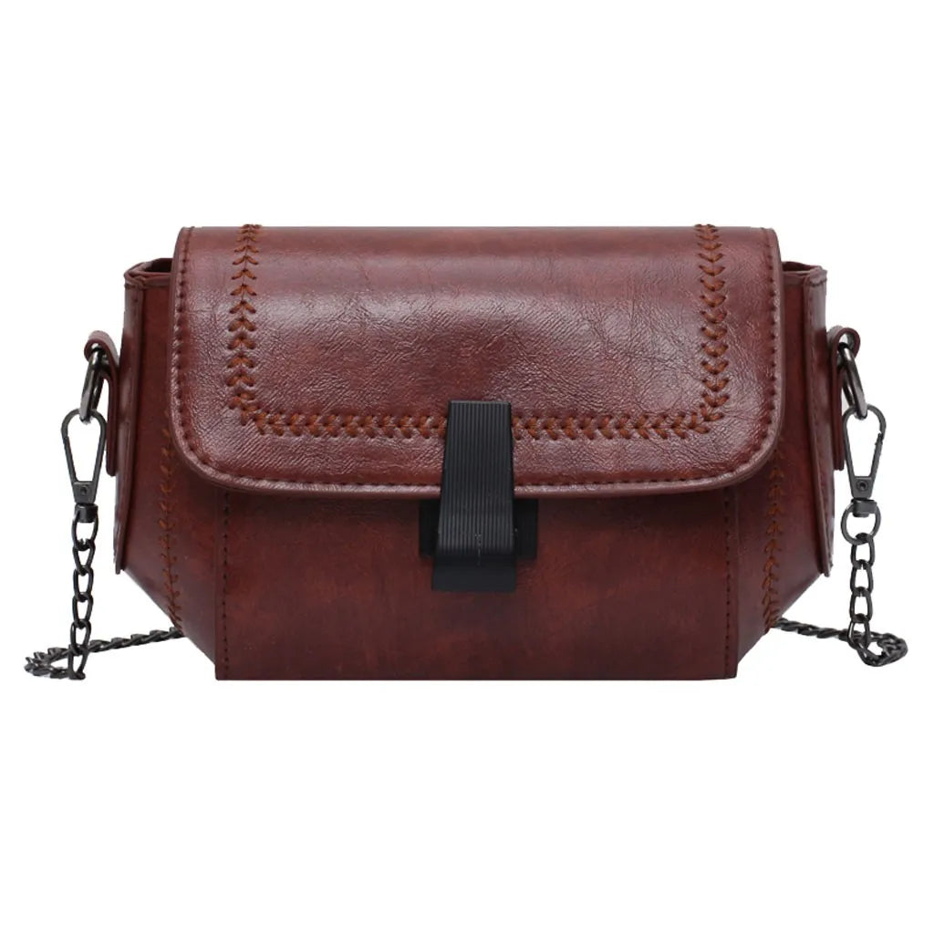 Mini Vintage Crossbody Bags Women PU Leather Handbags
