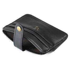 Mini Wallets Hasp Small Purse Leather Wallet Men Purses Male Clutch
