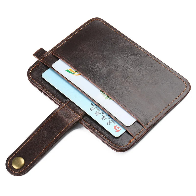 Mini Wallets Hasp Small Purse Leather Wallet Men Purses Male Clutch