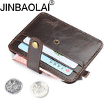 Mini Wallets Hasp Small Purse Leather Wallet Men Purses Male Clutch
