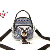 Mini Wax Rope Woven Bag Cotton And Linen Messenger Bag