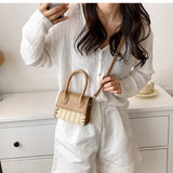 Mini Woman Straw Bag Summer Raffia Woven Handbags and Purses Rattan Beach Bag