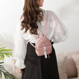 Mini Women Backpack Small Shoulder Bags Bow Children Backpack