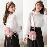 Mini Women Backpack Small Shoulder Bags Bow Children Backpack