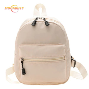 Mini Women Backpacks Nylon Bag Small School Rucksack Teen Girls