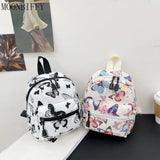 Animal Print Women's Mini Backpack School Bag for Teen Girls