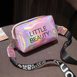 Mini Laser Crossbody Bag Messenger Shoulder PVC Jelly Small Tote Messenger Holog