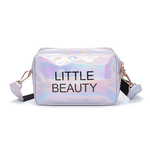 Mini Laser Crossbody Bag Messenger PVC Jelly Small Tote Messenger Bags
