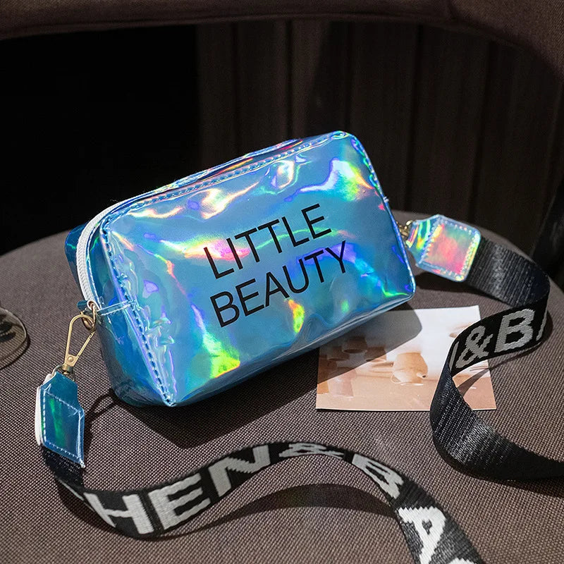 Mini Laser Crossbody Bag PVC Jelly Small Tote Messenger Candy Colors Bags