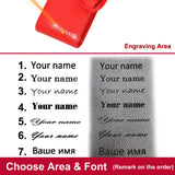 Personalized Engraved Mini Messenger Bag with Phone Pocket