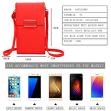 Personalized Engraved Mini Messenger Bag with Phone Pocket