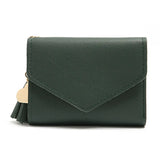 Minimalist Women Short Wallet with Buckle for Girls