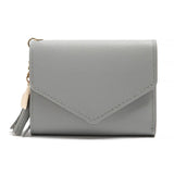 Minimalist Women Short Wallet with Buckle for Girls