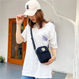 Canvas Cross Body Bag Small Shell Mobile Phone Lady Square Bag