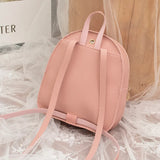 Mini PU Leather Women's Backpack Girls School Backpacks