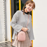 Mini Women's Backpack PU Leather Shoulder Bag for Girl