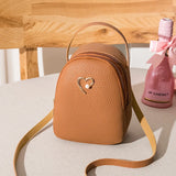 Mini Women's Backpack PU Leather Shoulder Bag for Girl