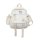 Mini Women's Backpack Purse Waterproof Nylon Bagpack for Teenage Girls Rucksack