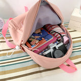 Mini Women's Backpack Small Girls' School Bag Waterproof Nylon Japanese Casual