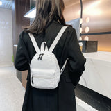 Nylon Mini Backpack Preppy Style School Travel Bag for Teen Girls