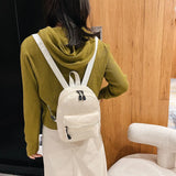 Mini Nylon Women's Backpack Preppy Style Bag