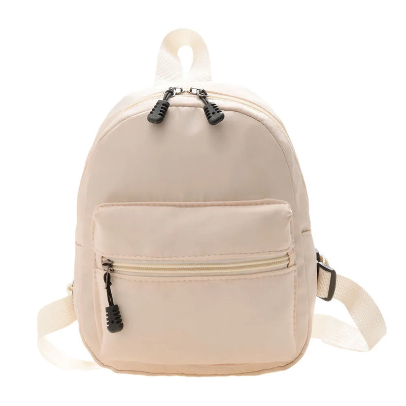 Nylon Mini Backpack Preppy Style School Travel Bag for Teen Girls