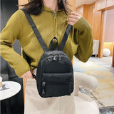 Mini Women's Nylon Backpack Small School Rucksack For Teen Girls