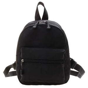 Mini Nylon Women's Backpack for Teen Girls