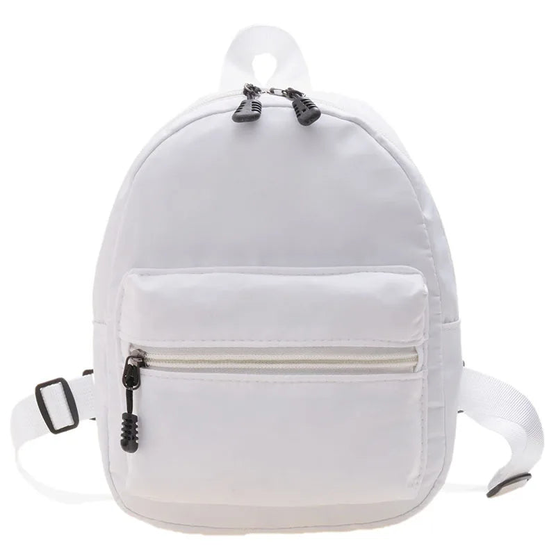 Mini Nylon Women's Backpack School Bag for Teen Girls