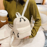 Mini Nylon Women's Backpacks Small School Bags for Teen Girls